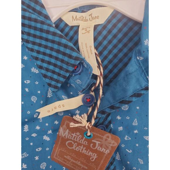 Matilda Jane Boys Top 4 Choose Your Path Jack Frost Christmas Winter Holiday 4T - Picture 4 of 8